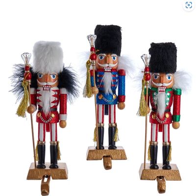 10&quot; Hollywood Nutcracker™ Stocking Holder Nutcracker EACH