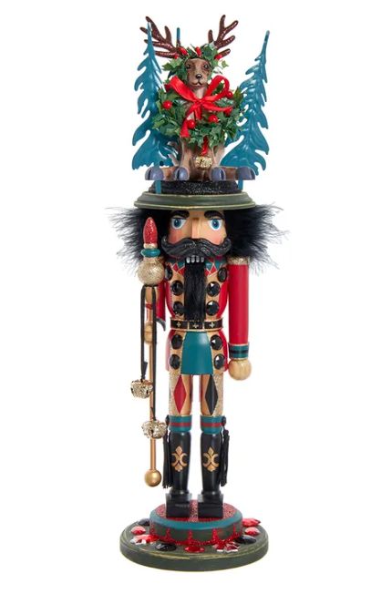 15&quot; Hollywood Nutcrackers™ Soldier With Deer Hat Nutcracker