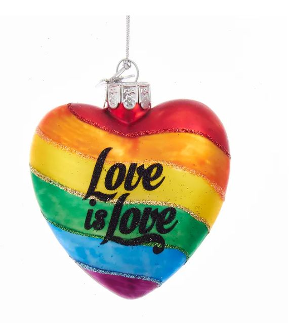 Noble Gems™ Pride Rainbow Glass Ornament