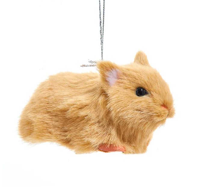 Furry Hamster Ornament