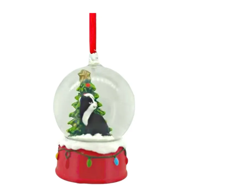 45MM Christmas Tree With Cat Water Globe