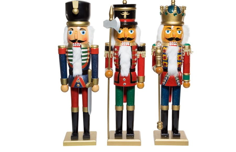 20“ King and Soldier Nutcrackers, EACH