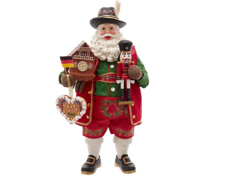 11“ Fabriché™ Musical German Santa