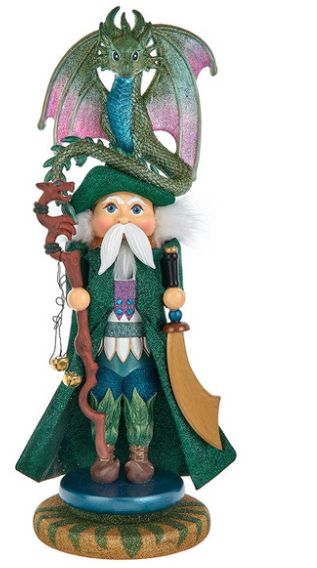 18“ Hollywood Nutcrackers™ Wizard With Dragon Nutcracker