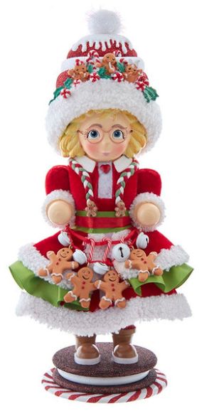 19.5“ Hollywood Nutcrackers™ Mrs. Claus Gingerbread Nutcracker
