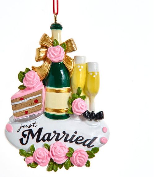 Just Married Ornament