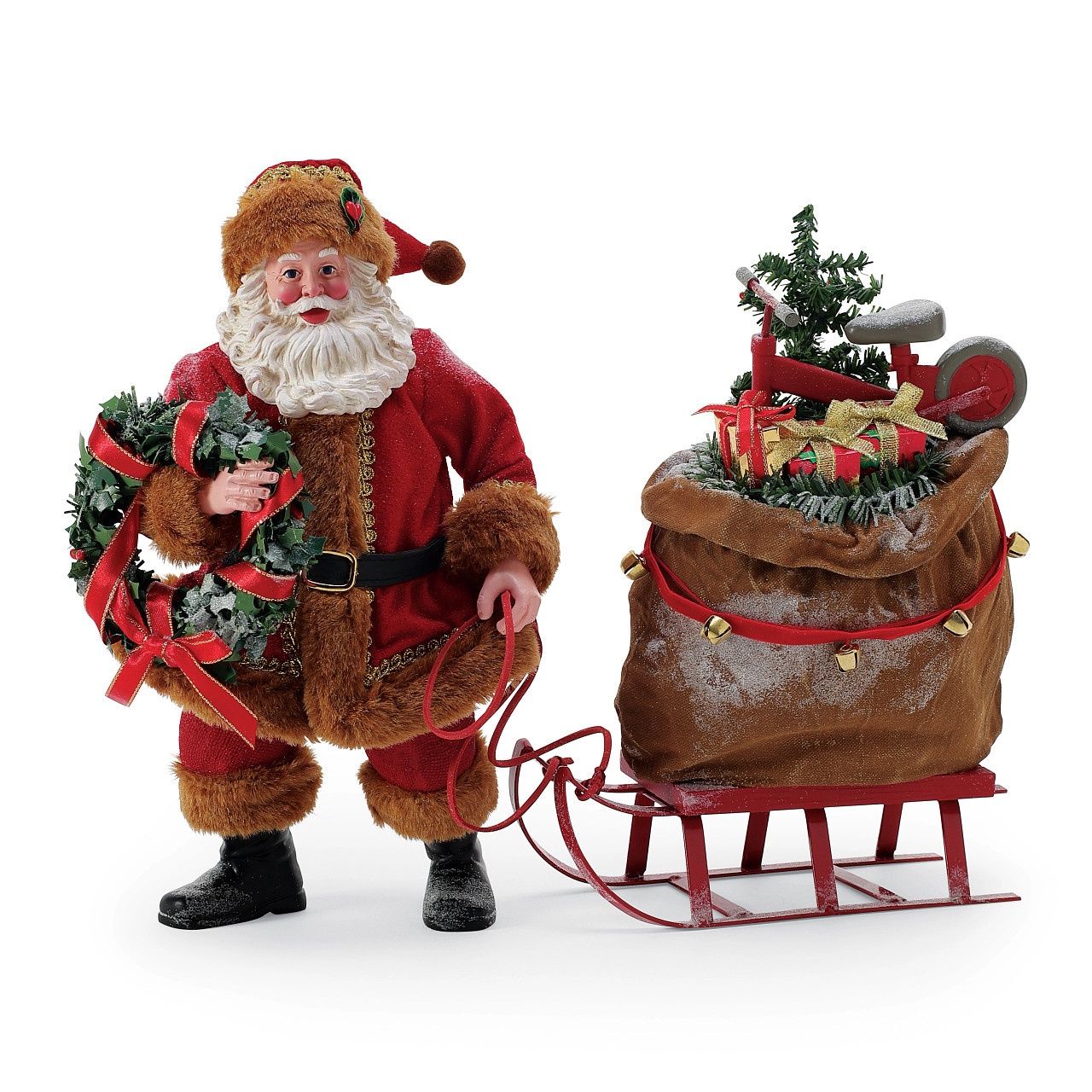 Christmas Is Coming Santa Figure