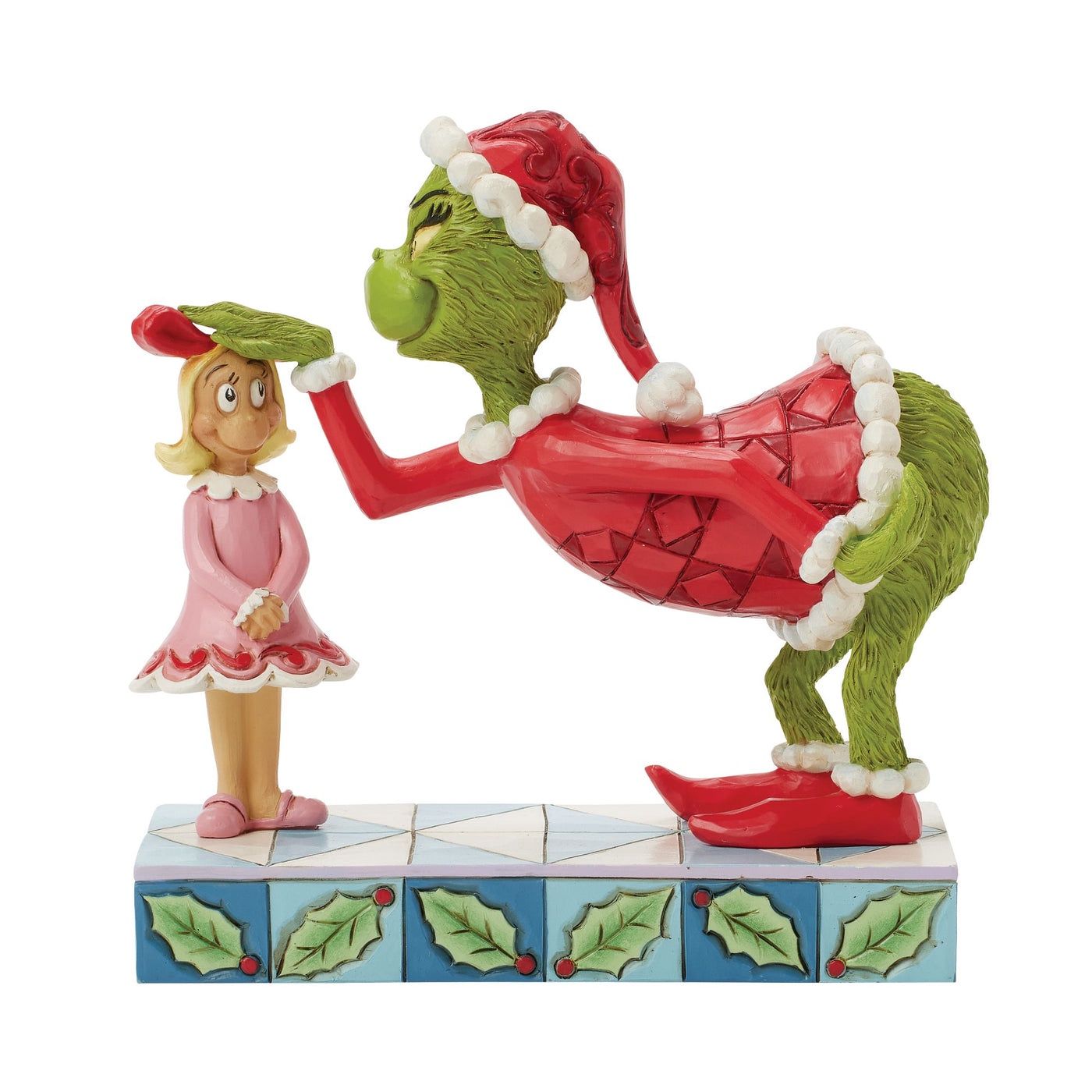 Grinch Patting Cindy Lou's Head Figure