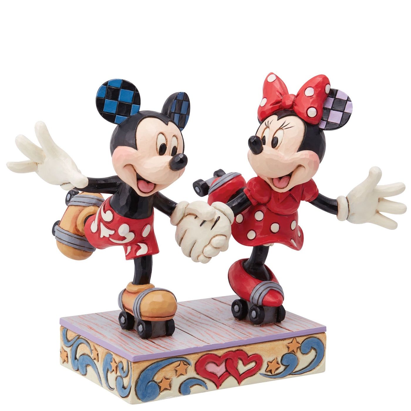 Mickey &amp; Minnie Roller Skating Figure