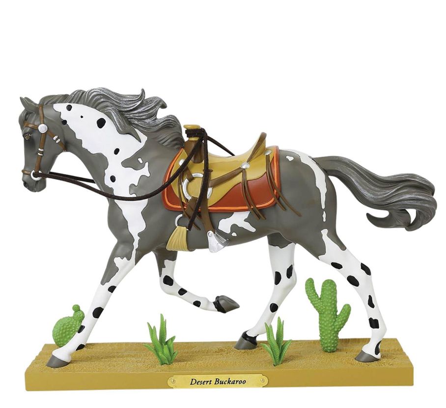 Desert Buckaroo Horse Figurine