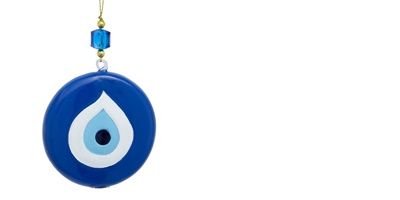 4.5" Noble Gems Glass Evil Eye