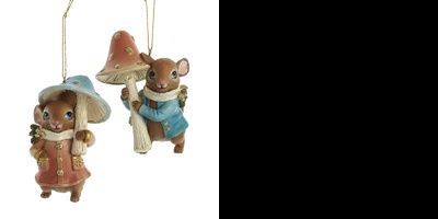 3.5"Mouse w/oversized Mushroom