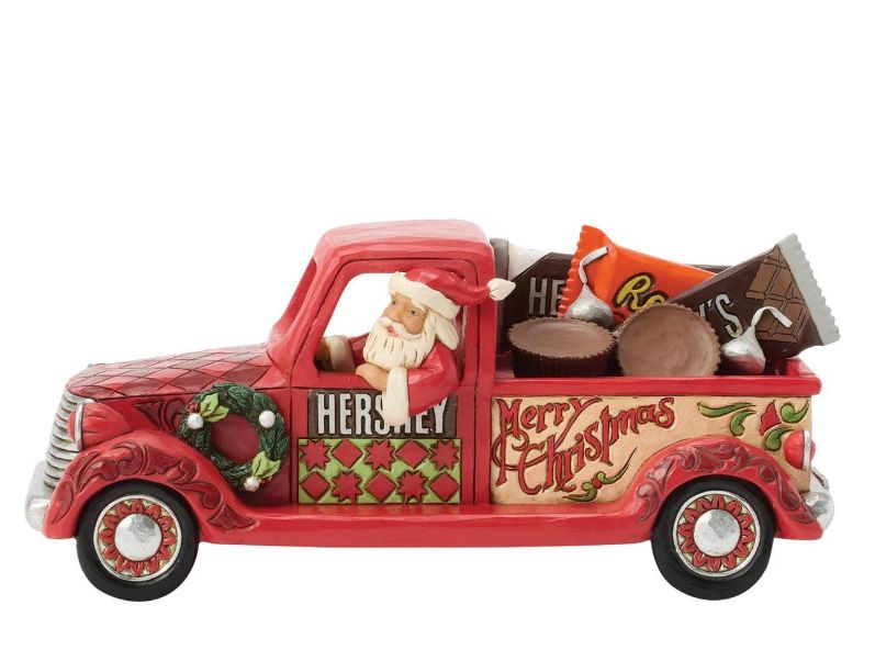 Santa in Truck with Candy