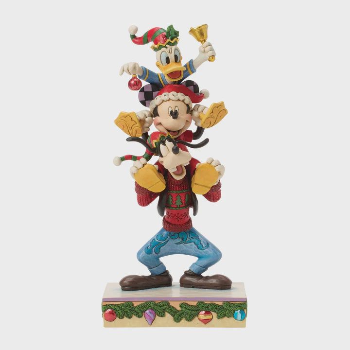 Mickey Donald and Goofy Stacked Figurine