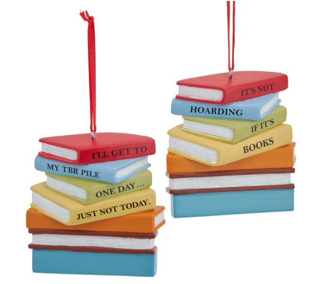 Books Ornaments For Personalization, EACH