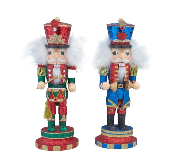 10" Hollywood Nutcrackers™ Nutcracker With Instrument, 2 Assorted
