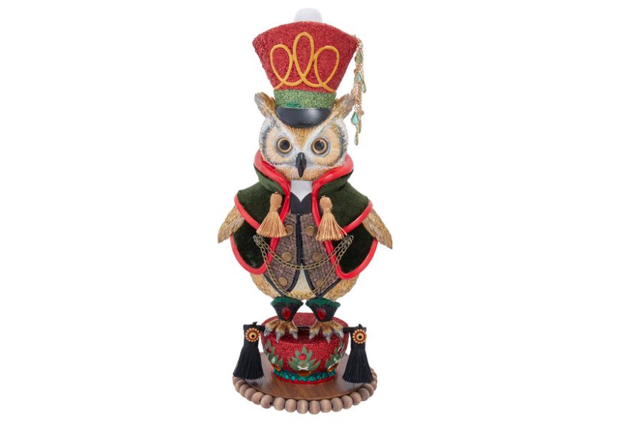 12" Hollywood Nutcrackers™ Owl Soldier Nutcracker