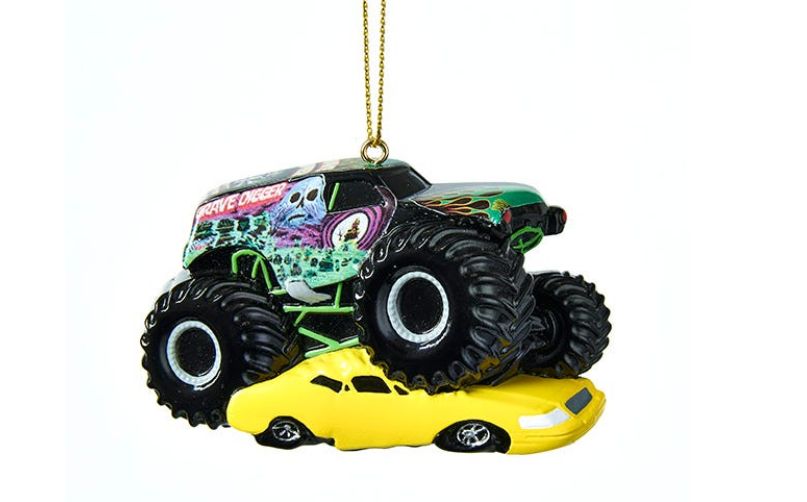 Monster Jam® Grave Digger Ornament For Personalization