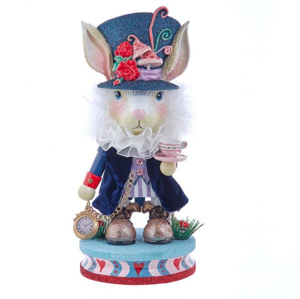 13" Hollywood Nutcrackers™ White Rabbit Nutcracker