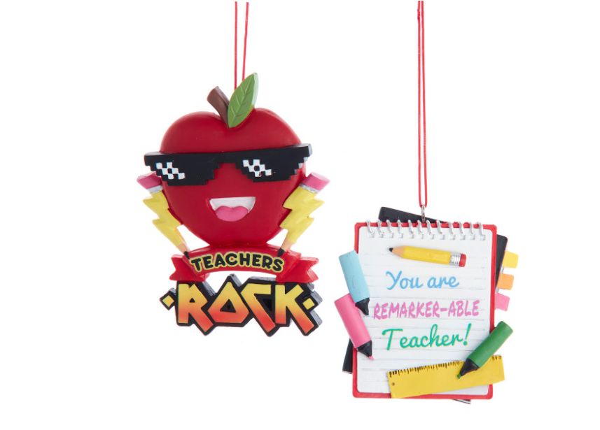 Teacher Ornaments, EACH