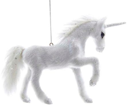 Plush Unicorn Ornament