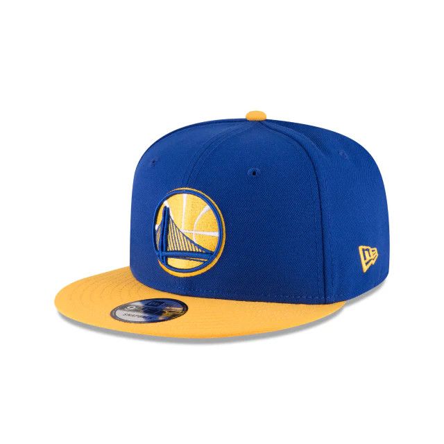GOLDEN STATE WARRIORS NBA CAP  9FIFTY ROYAL/GOLD SNAPBACK