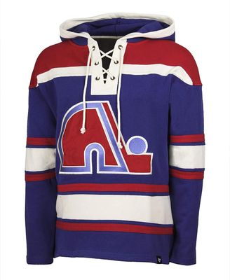 NORDIQUES LONG HOODIE BLUE RED (&#39;47) S