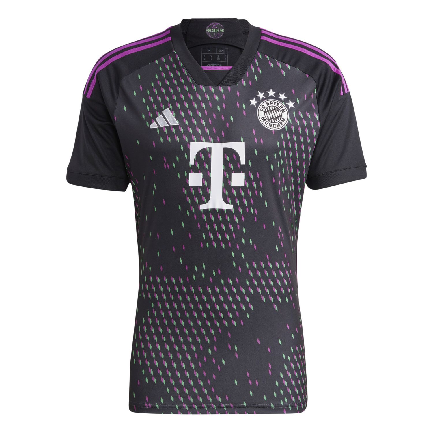 FC BAYERN MUNICH SOCCER JERSEY REPLICA AWAY 23-24  BLACK