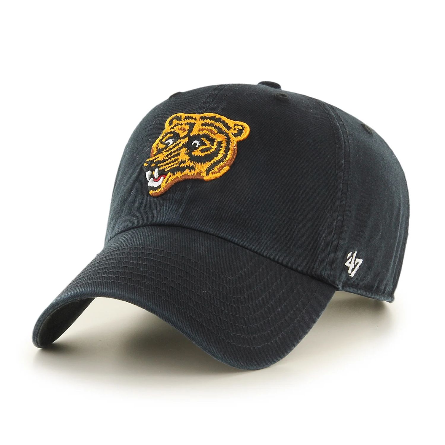 BOSTON BRUINS NHL CAP CLEAN UP 47&#39; BLACK LOGO VINTAGE