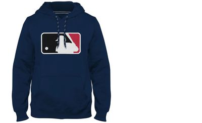 MLB LOGO EXPRESS HOODIE NAVY BLUE SMALL