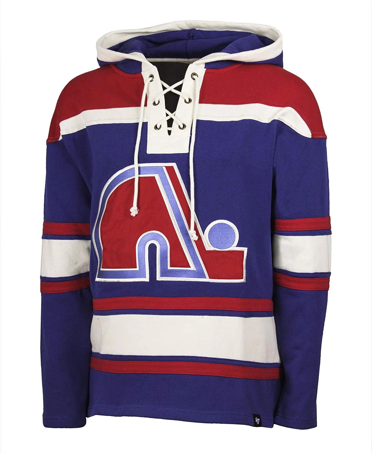 NORDIQUES LONG HOODIE BLUE RED (&#39;47) M