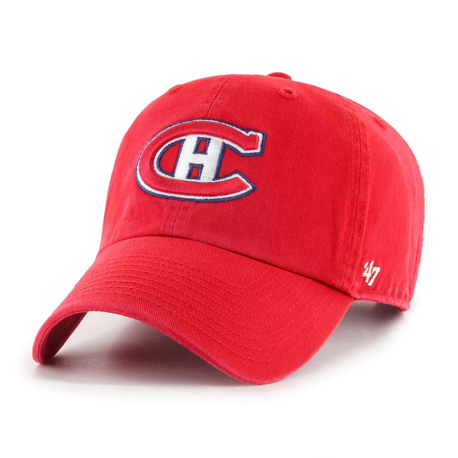 MONTREAL CANADIENS NHL CAP 47&#39; CLEAN UP RED VINTAGE LOGO