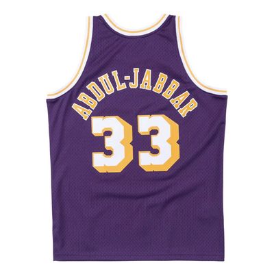 LAKERS JERSEY JABBAR MAUVE MEDIUM
