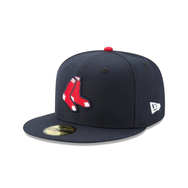 BOSTON REDSOX MLB CAP 59FIFTY SOCKS LOGO NAVY BLUE