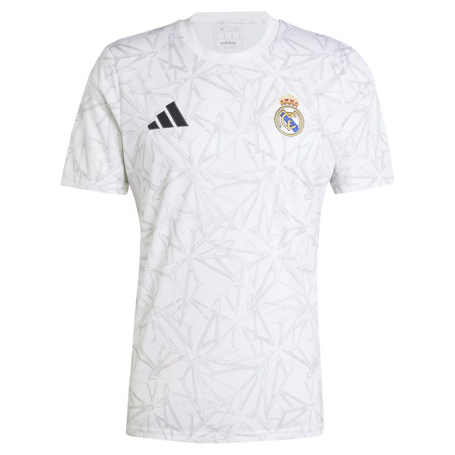 REAL MADRID SOCCER JERSEY PRE-MATCH 24/25 BLANC