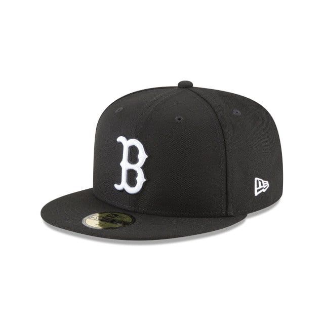 BOSTON REDSOX MLB 59FIFTY NOIR LOGO BLANC