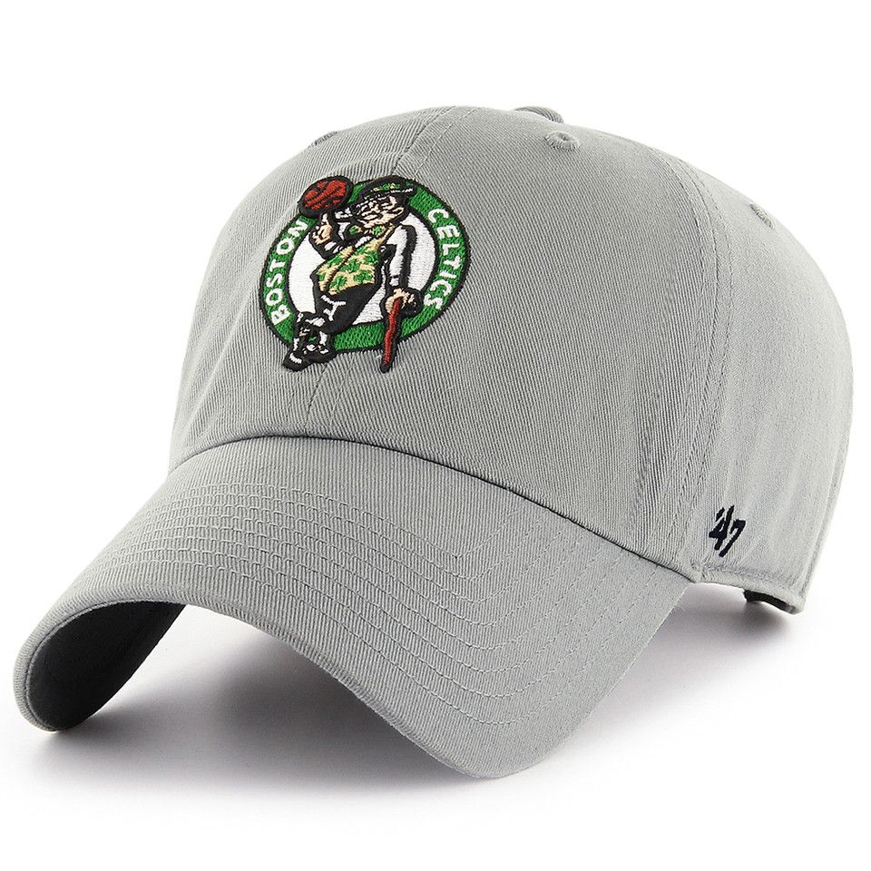 BOSTON CELTICS NBA CAP CLEAN UP GREY