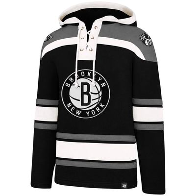BROOKLYN NETS NBA LACER HOODIE NOIR