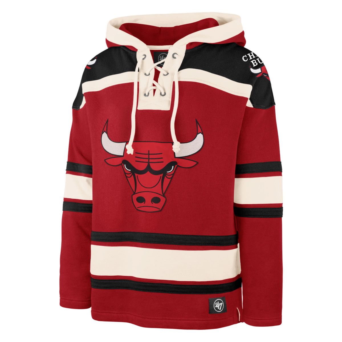 CHICAGO BULLS NBA LACER HOODIE RED