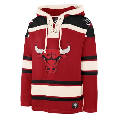 CHICAGO BULLS NBA LACER HOODIE RED
