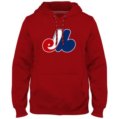 MONTREAL EXPOS MLB EXPRESS HOODIE RED, Size: S