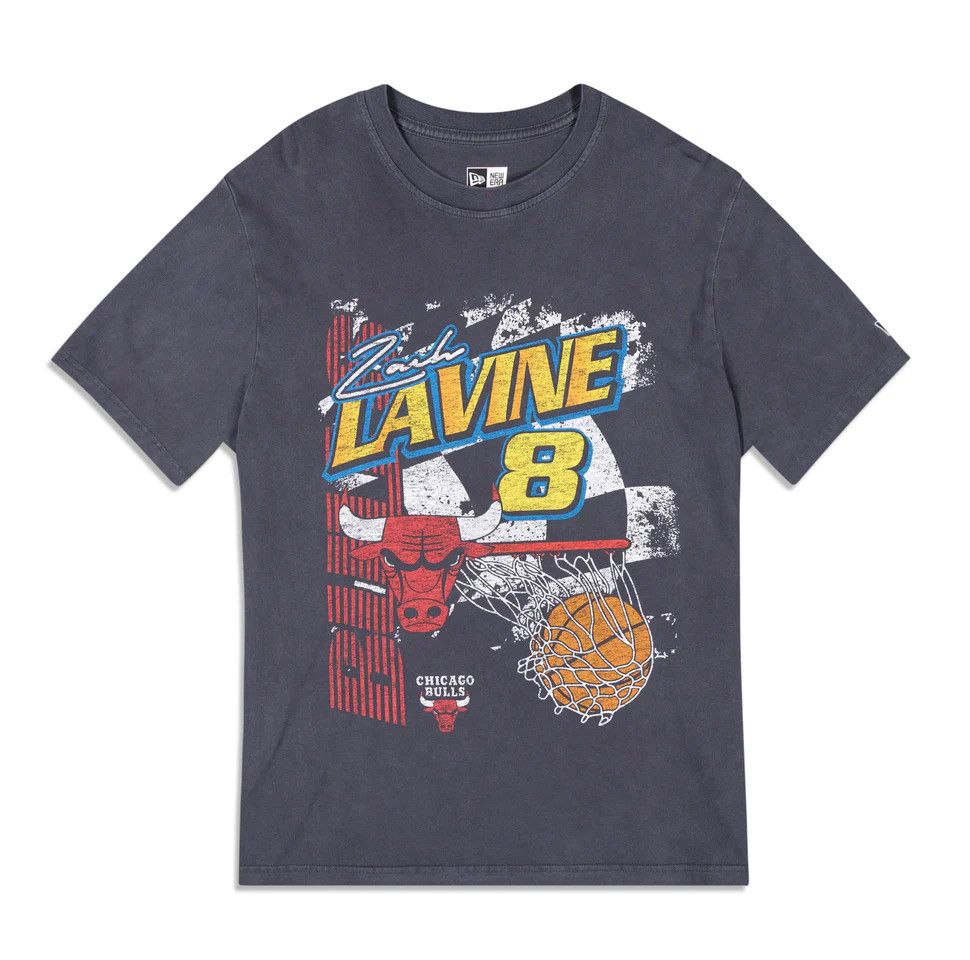 CHICAGO BULLS NBA X RALLY DRIVE TEE-SHIRT LAVINE GREY