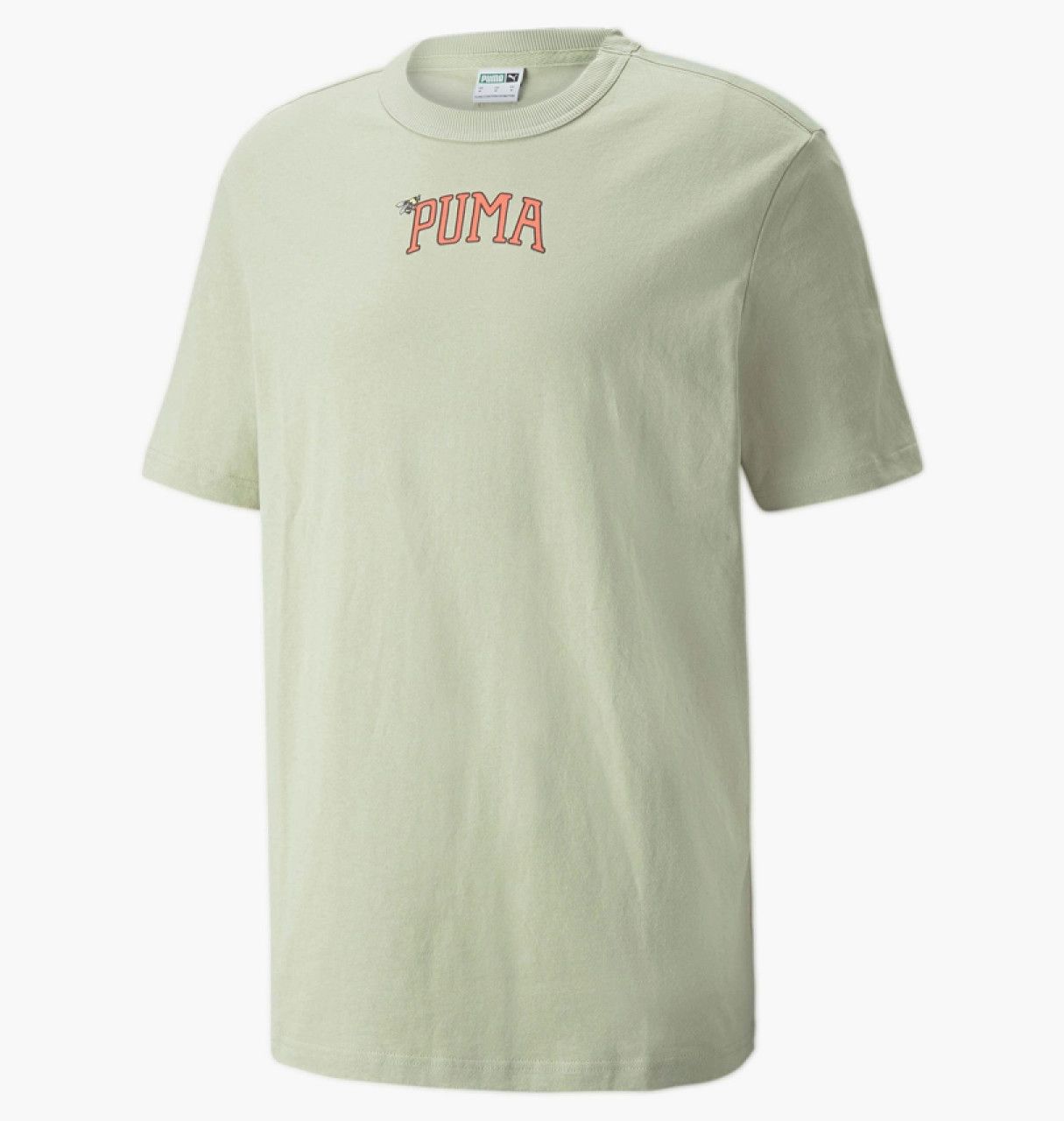 PUMA DOWNTOWN GRAPHIC CREW NECK TEE OLIVE
