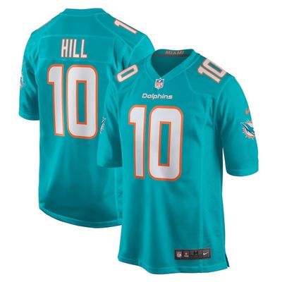 MIAMI DOLPHINS NFL PLAYER  GAME JERSEY HILL 
