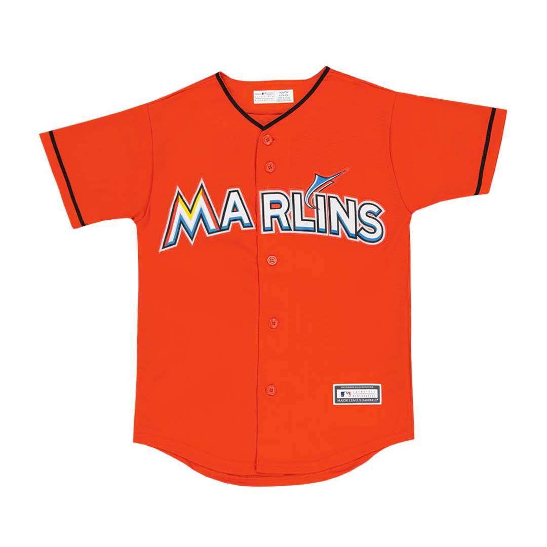 MIAMI MARLINS  ALTERNATE MLB  JERSEY ORANGE KIDS