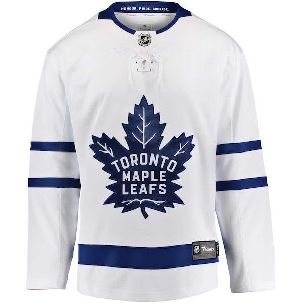 TORONTO MAPLE LEAFS NHL JERSEY BREAKAWAY  WHITE