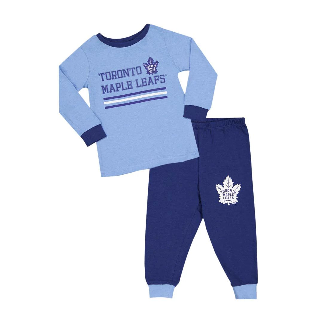 TORONTO MAPLE LEAFS NHL 2 PIECE SET BLUE TODDLER