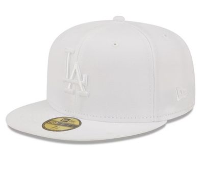 LOS ANGELES DODGERS MLB CAP 59FIFTY BLANC
