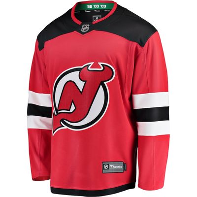 NEW JERSEY DEVILS NHL JERSEY BREAKAWAY RED
