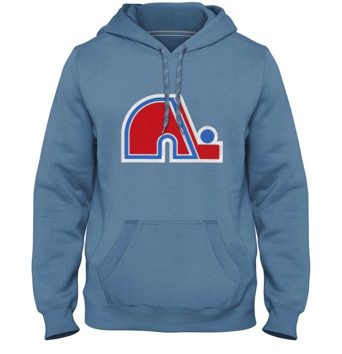 QUEBEC NORDIQUES NHL EXPRESS HOODIE BLEU PALE 